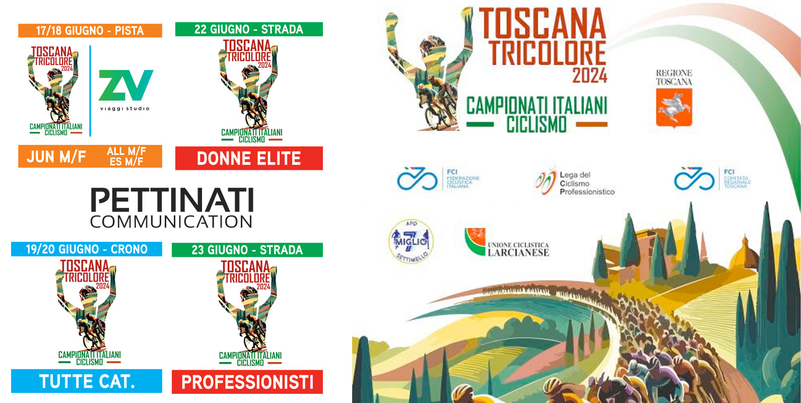 Toscana Tricolore, Valter Pettinati accreditato ai Campionati Italiani di Ciclismo